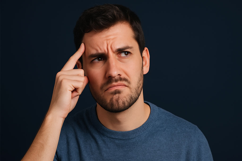 Traveler in a Tokyo hotel room thoughtfully considering safety, hygiene, and privacy