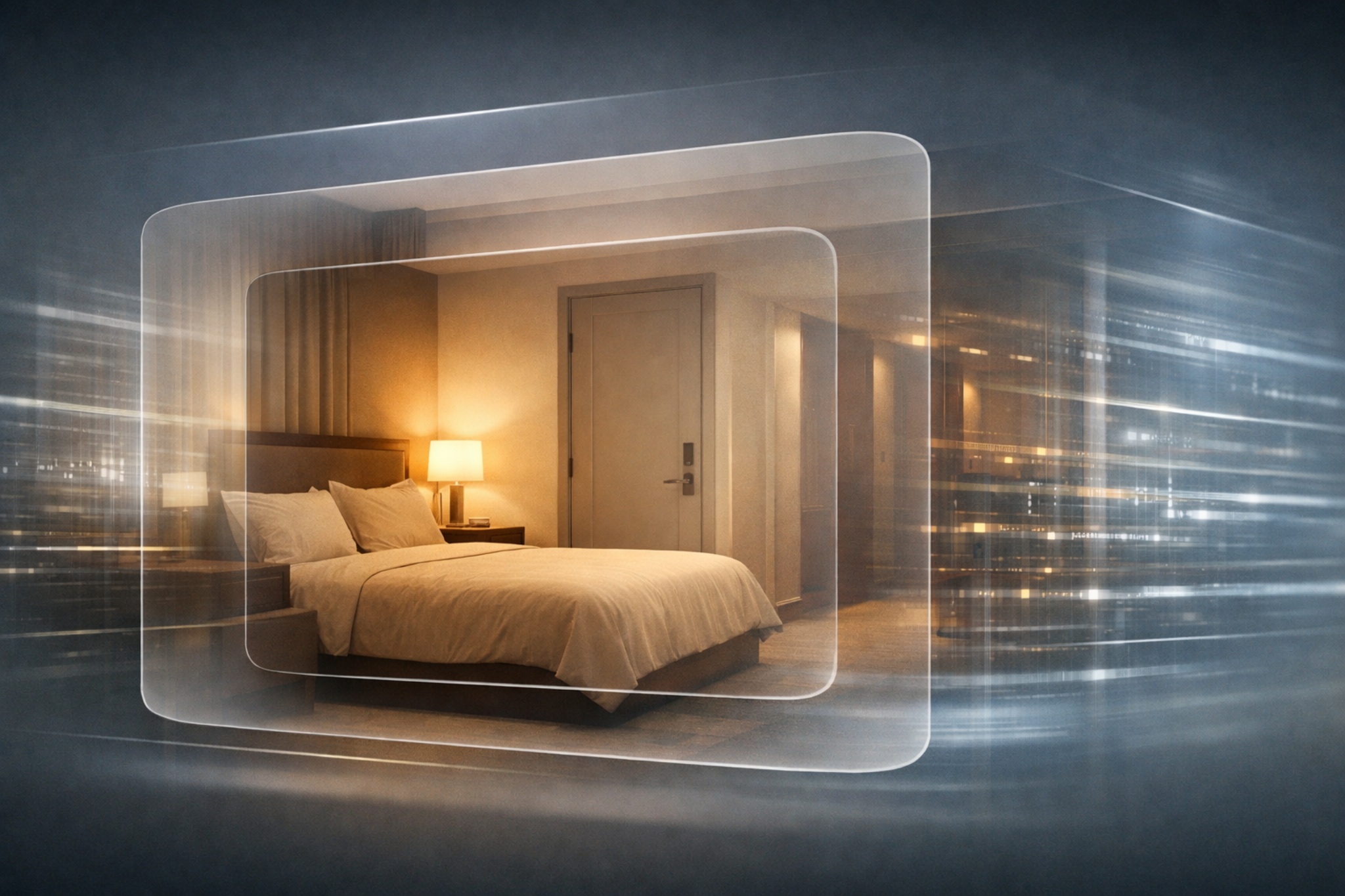 Conceptual editorial image representing professional, physical, and digital privacy layers