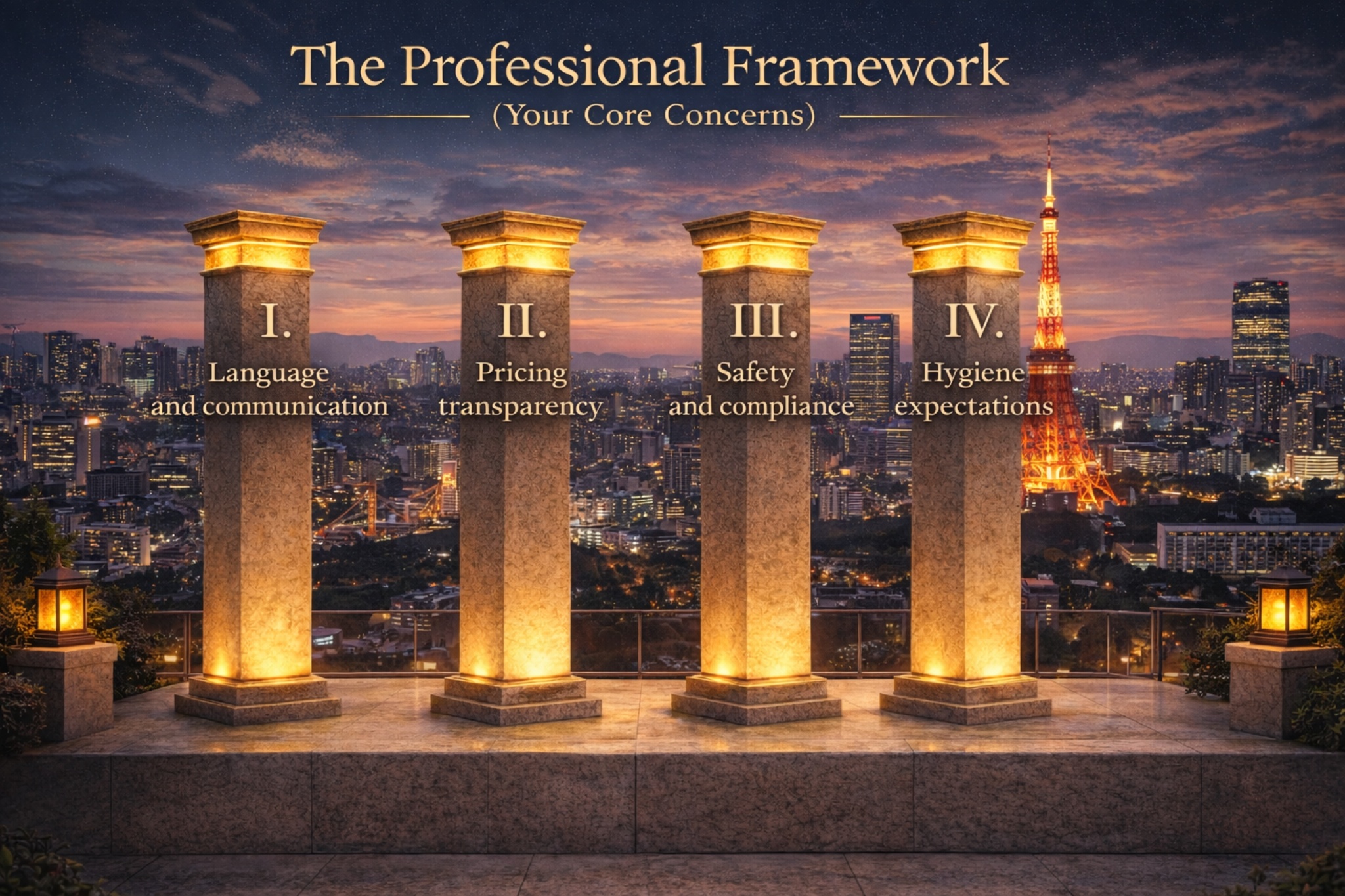 A clean checklist and smartphone on a hotel desk, representing professional standards and clear written terms