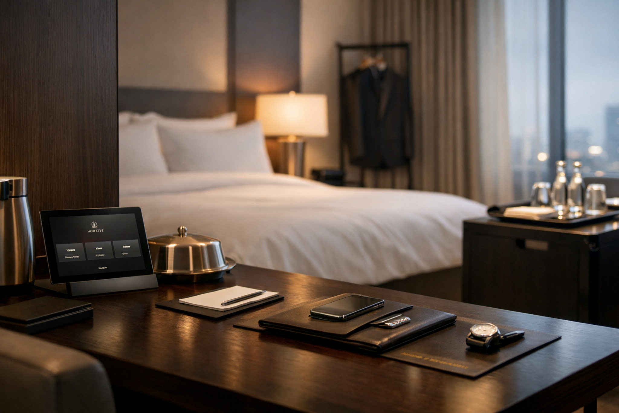Discreet in-room hospitality service engineered for global executives
