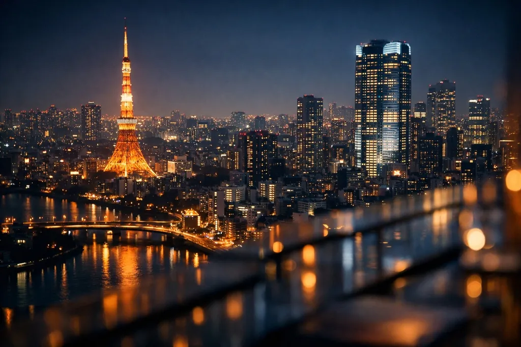 Tokyo skyline at night representing fair pricing and transparent hospitality for international visitors